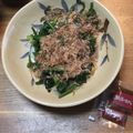 おはなすき's cooksnap of when they made 納豆のタレ×レンジでほうれん草のおひたし.