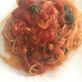 プチプチみかん's cooksnap of when they made 鶏ももと玉ねぎのトマトパスタ.