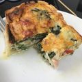 :ゆっきー's cooksnap of when they made ほうれん草とベーコンの厚焼きキッシュ.