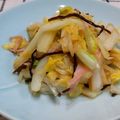 タロすけ's cooksnap of when they made 白菜とハムの塩コンブ生姜炒め.