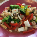 tomato's cooksnap of when they made シーフードとエリンギのバター醤油炒め.