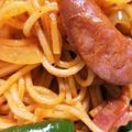 hinasouta's cooksnap of when they made 家事ヤロウ「喫茶店風ナポリタン」.