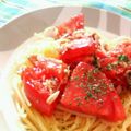 キョク's cooksnap of when they made 夏使用！フレッシュトマトの冷製パスタ.