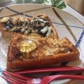 ハント☆'s cooksnap of when they made 黒ごまチーズトースト！.