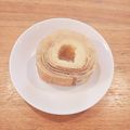 KYJK's cooksnap of when they made 丸いフライパンで一口バームクーヘン.