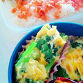 なっちｬﾝ's cooksnap of when they made ★簡単お弁当１品★小松菜の卵炒め.