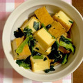 すぎすぎばぁ's cooksnap of when they made 厚揚げとほうれん草の煮物・バタ-入り.