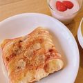 ねこ's cooksnap of when they made アップルパイ風　簡単りんごトースト.