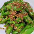 まみぃぃぃる's cooksnap of when they made 簡単！スナップえんどうの胡麻おかか和え.