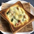 いなばっくす☆'s cooksnap of when they made 厚切り食パン・生食パンde簡単キッシュ.