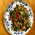 マリノスくん's cooksnap of when they made 捨てないで！にんじん葉のかき揚げ.