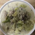 かおり♡♡♡'s cooksnap of when they made サバ缶と春キャベツの豆乳スープ.
