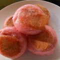 comatta's cooksnap of when they made お花見に*ピンク色のしとぎ餅.