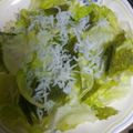 チーズナッツ's cooksnap of when they made ごま油香る♡レタス×しらす×海苔サラダ.
