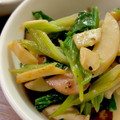 MULA's cooksnap of when they made ほうれん草とソーセージとエリンギの炒め物.
