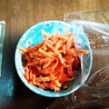 fumioko23's cooksnap of when they made 人参たくわんごまマヨ和え.