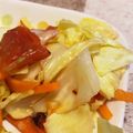um♪'s cooksnap of when they made キャベツの梅和え.