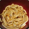 まおぷく's cooksnap of when they made 【簡単】うどんdeユッケ【おつまみ】.