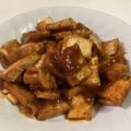 papikun's cooksnap of when they made 節約します！厚揚げと玉ねぎのカレー炒め.