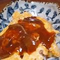 クックVVO8Y4☆'s cooksnap of when they made 余ったデミグラスソースで簡単オムライス.