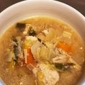 maicokesi's cooksnap of when they made あったまるね♥鶏団子スープ.