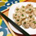 ぽんしゅラブ子's cooksnap of when they made 鯖缶とはんぺんのレンチン焼売.