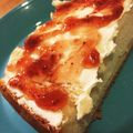 クックY7I05N☆'s cooksnap of when they made 朝食♡いちごジャムクリチトースト☆.