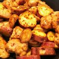 もこもこぼんぼん's cooksnap of when they made 鶏胸肉&サツマイモのコク旨ハニマス炒め♡.