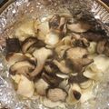 さばを's cooksnap of when they made ユリ根と椎茸のホクホクホイル焼き❤︎.