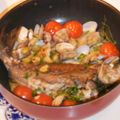 ほりりゅー♪'s cooksnap of when they made 鯛や魚介をフライパンで本格アクアパッツァ.