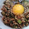 なおゆみい's cooksnap of when they made 大根葉も入れて☆ヘルシー納豆丼！.