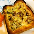 ボーイズ's cooksnap of when they made きのこグラタンパイになりたいトースト.