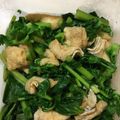 クック78R779☆'s cooksnap of when they made レンチン！めんつゆ！小松菜と油揚げの煮物.