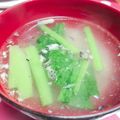 みっくママ's cooksnap of when they made サバ缶の汁ですぐできるおつゆ.
