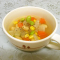 龍青空ママ's cooksnap of when they made １０分で簡単☆根菜と枝豆の優しいスープ☆.