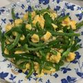 momo♡nana's cooksnap of when they made レンジで簡単!卵入り無限ピーマン.