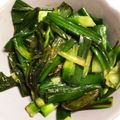 のりのすけちゃん's cooksnap of when they made 新玉ねぎの葉っぱでバター醤油炒め.