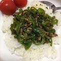 クックM67KM5☆'s cooksnap of when they made 豚ひき肉のしそバター炒め.