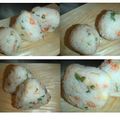 ＭＡＹＯＭＡＹＯ　's cooksnap of when they made 美味しい鮭のおにぎり.