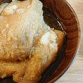 ＹUM！'s cooksnap of when they made トローっとォィシー　お餅入り油揚煮.