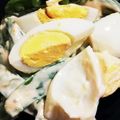 シビリキン's cooksnap of when they made 茹で卵とハムとスナップエンドウのサラダ.