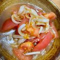 食べるの大好き♪♪'s cooksnap of when they made さっぱり！レッドオニオンとトマトのマリネ.
