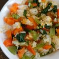 tamaa18's cooksnap of when they made 【離乳食後期】小松菜、人参カブのまぜご飯.