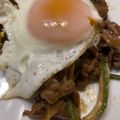 5HINee☆'s cooksnap of when they made 牛肉の甘辛コチュジャン炒め.