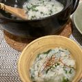 クックKT94UG☆'s cooksnap of when they made 炊飯器★ごま油香る七草がゆ.