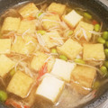 ゆいころままこ's cooksnap of when they made 厚揚げと枝豆とカニカマの白だし煮.
