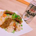 Rina☻'s cooksnap of when they made ガーリックステーキライス.