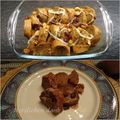 melmarilyn's cooksnap of when they made 焼きひたパン✿実は珈琲味のパンプディング.