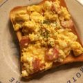 レインボーライス's cooksnap of when they made とろ〜り濃厚♪たまごトースト.