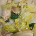 五色どらやき's cooksnap of when they made 鶏もも肉と白菜とチンゲン菜の中華炒め.